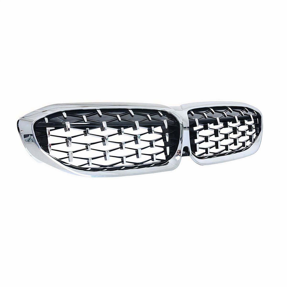 BMW 3 Series Grill - Omac - M-Tech Diamond - Silver - 2019-2025